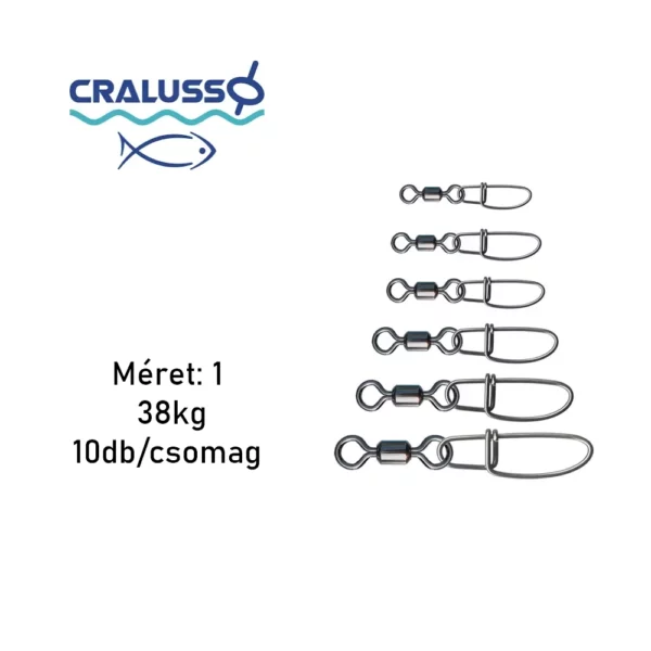 Cralusso önzáró forgós kapocs 1