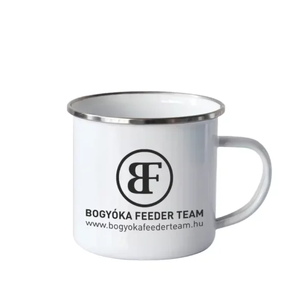 BFT zománcozott fém bögre