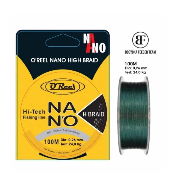 O'REEL NANO HIGH BRAID 0,26 100M