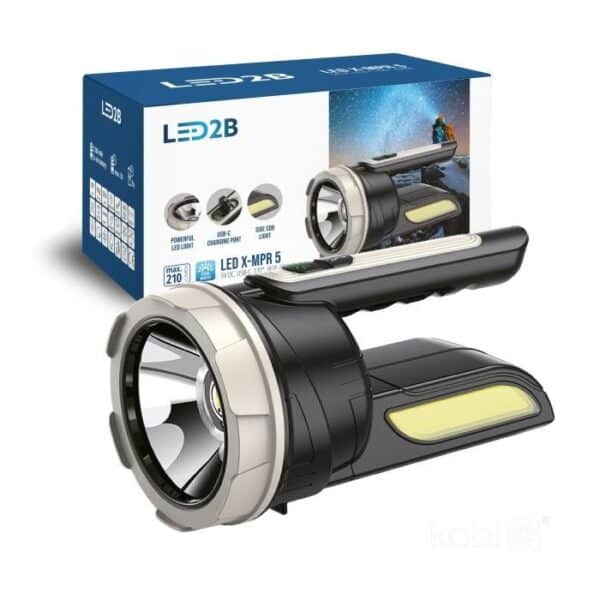 LED zseblámpa X-MPR 5 2x3W 6000K LED2B