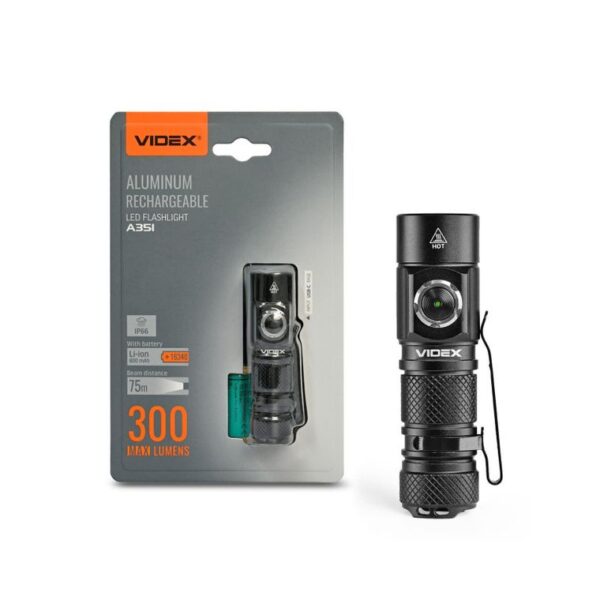 Hordozható LED zseblámpa VIDEX VLF-A351 300Lm 5000K