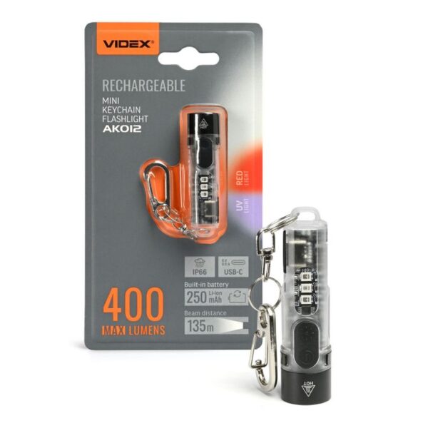 Mini LED zseblámpa VIDEX VLF-AK012 400Lm 5000K