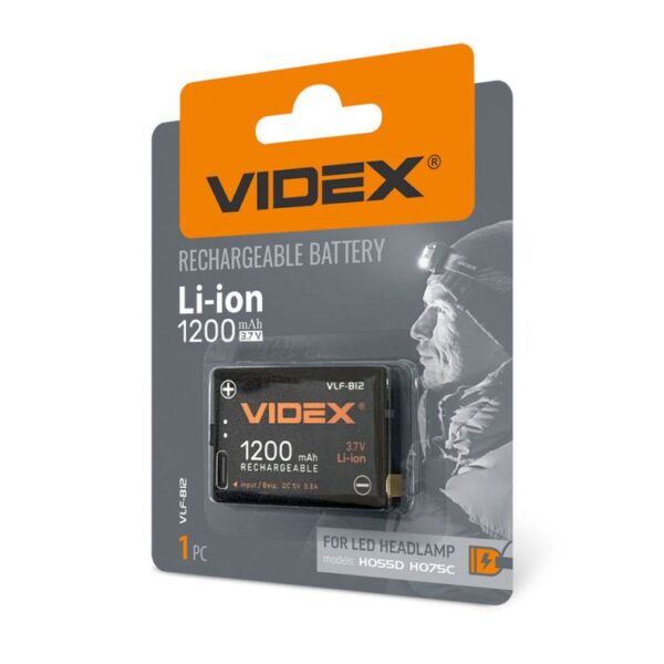 Tölthető akkumulátor Videx Li-ion VLF-B12 1200 mAh