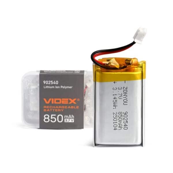 Tölthető akkumulátor Videx Li-pol VLF-B902540-85 850 mAh