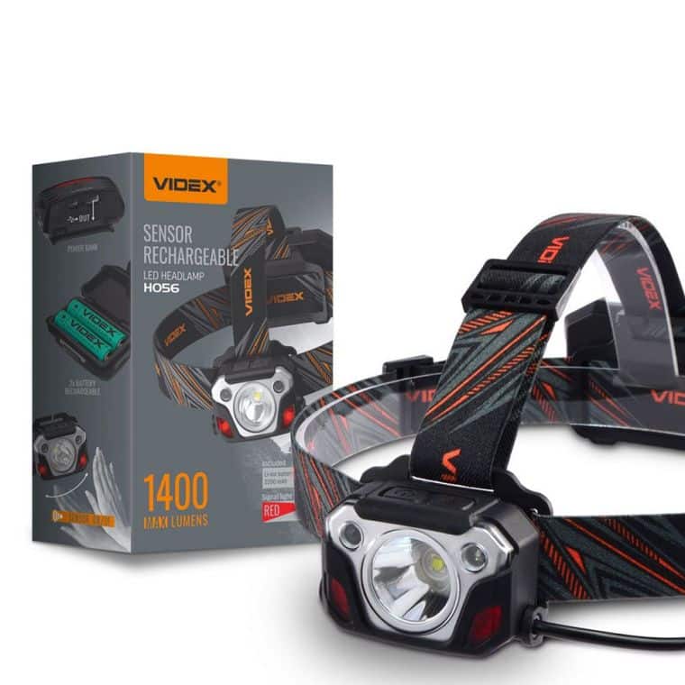 LED fejlámpa VIDEX VLF-H056 1400Lm 6500K
