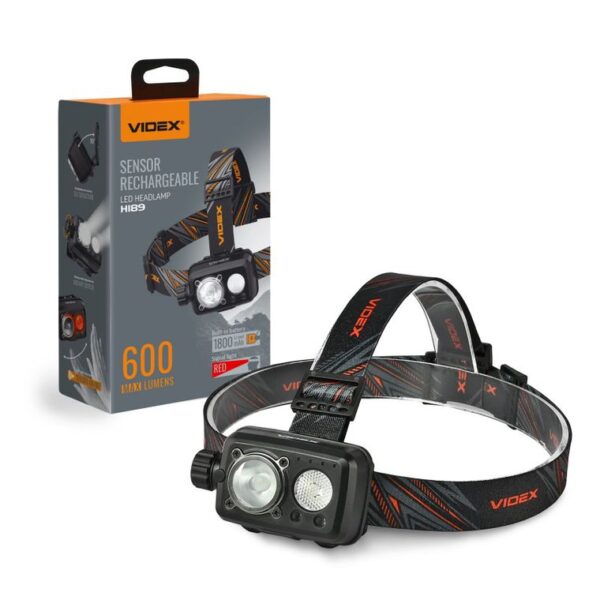 LED fejlámpa VIDEX VLF-H189 600Lm 5000K
